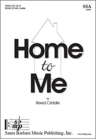 Home to Me SSA choral sheet music cover Thumbnail